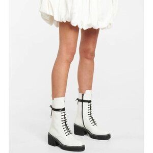 khaite cody boots white 10B